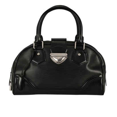Bowling Montaigne GM, &pound;520, Handbags, Black, Leather, Front view